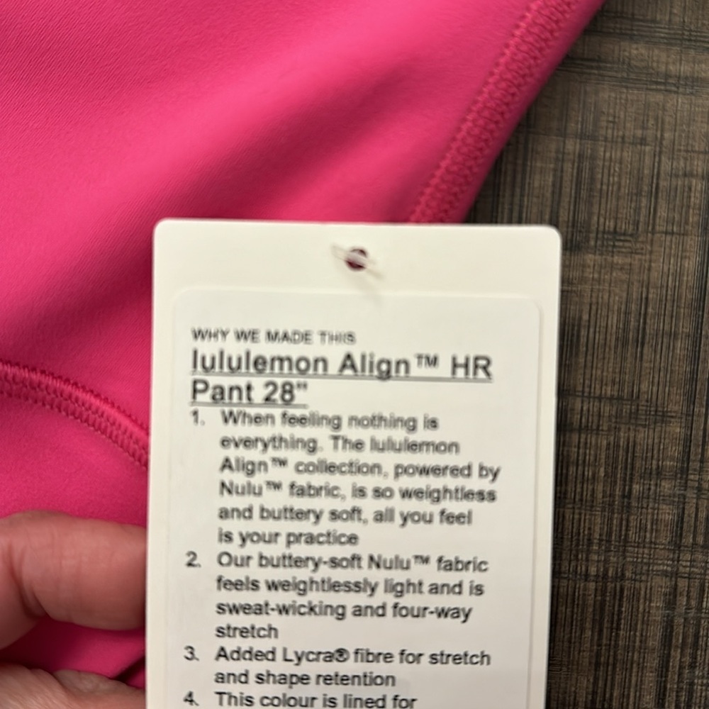 lululemon athletica Hot Pink Leggings - Picture 7 of 10